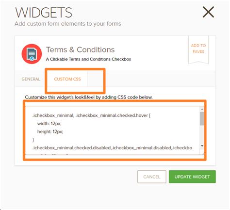 How To Make The Terms And Condition Checkbox Smaller