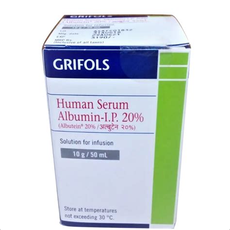 500 Ml Human Serum Albumin Ip Injection at Best Price in Dehradun