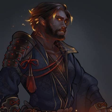 Fire Genasi Character Art Characters Inspiration Drawing Concept