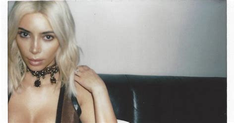 Kim Kardashian Shares Fully Naked Bathroom Selfie With Platinum Blonde Hair Daily Record