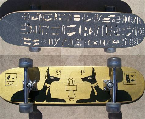 Egyptian Mini Longboard By Elvendeathmarch On Deviantart