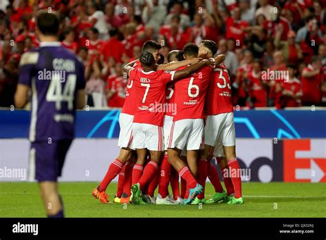 Lisbon Portugal 6th Sep 2022 Players Of Benfica Celebrate Rafa