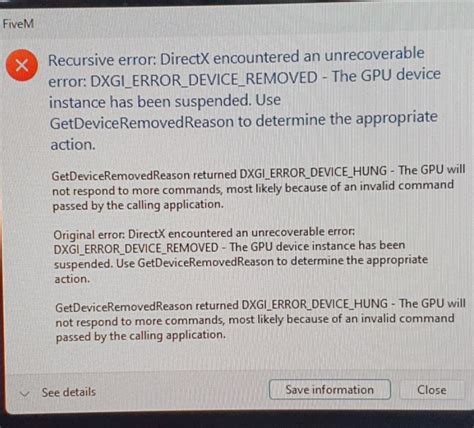 How To Fix Dxgi Error Device Removed On Windows Ways Pc Vrogue
