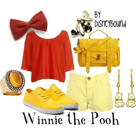 Disneybound Winnie The Pooh Cute Disney Outfits Disney Themed Outfits Disneyland Outfits