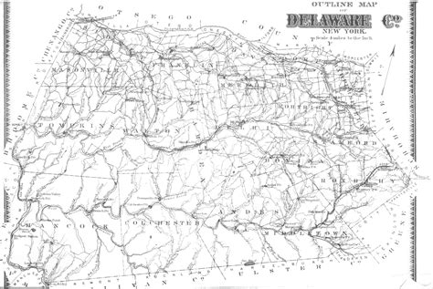 Index To Maps Of Delaware County Delaware County Ny Genealogy And