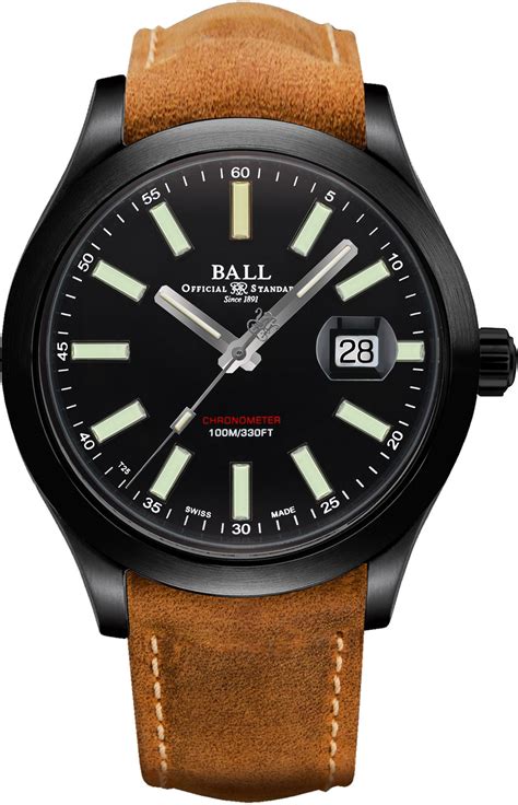 A Detailed Look At The Classic Mix Modern Ball Watch Engineer II Green Berets - Swiss Classic ...