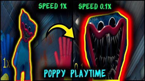 Huggy Wuggy Different Speed Screamers Poppy Playtime Youtube