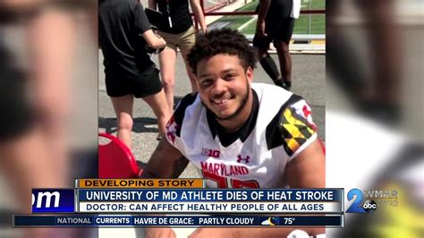 19 year old athlete dies from heat stroke