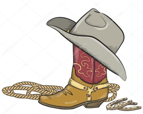 Gifs animados de sombreros gratis para descargar. Bota de cowboy con sombrero occidental aislado en blanco — Archivo Imágenes Vectoriales ...