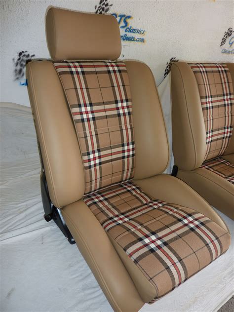 Our Sport S Seats In Tan Leather W Thompson Plaid