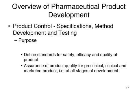 Ppt 1 Overview Of Pharmaceutical Product Development Powerpoint