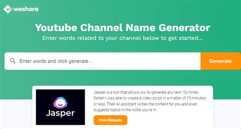 15 Best Youtube Name Generators For 2023 Top Selective