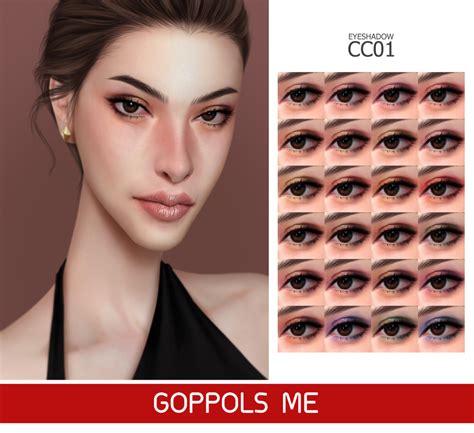 Goppols Me Gpme Gold Makeup Set Cc19 Download At Goppolsme Sims 4 Asian