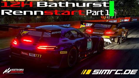 Assetto Corsa Competizione SimRC 12H Bathurst Part 1 Rennstart Und