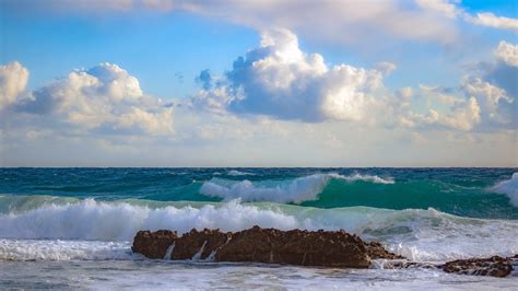 Waves Smashing Sea Free Photo On Pixabay