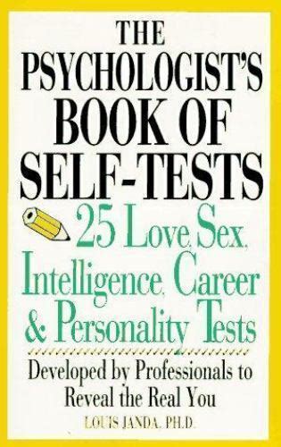 Psychologists Book Of Self Tests 25 Love Sex Intelligence Career