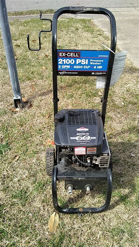 Ex Cell Pressure Washer 2100 Psi 6 Hp For Sale In Norfolk