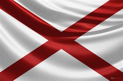Alabama State Flag Nylon Or Poly