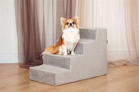 Dog Stairs For Bed On 4 Steps Dog Steps For High Bed Foam Etsy