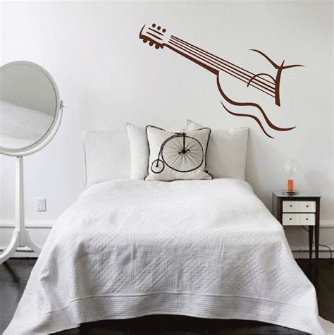 Blik has introduced two new collections of abstract geometric wall decals by mina javid that you can mix and match for abstract wall art goodness. Guitar Vinyl Wall Decal Design | Music Vinyl Stickers ...
