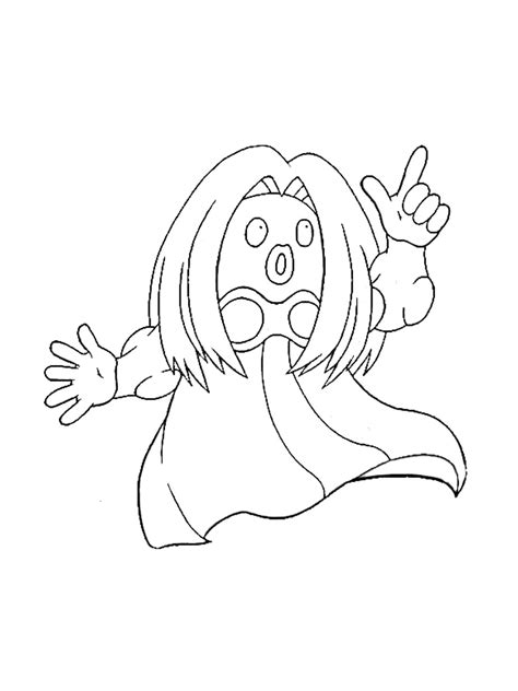 Jynx Pokemon Coloring Page The Best Porn Website
