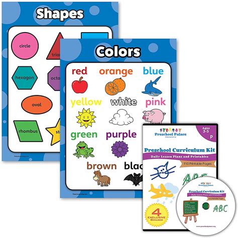 Palace Learning 3 Pack Preschool Curriculum Kit On Cd