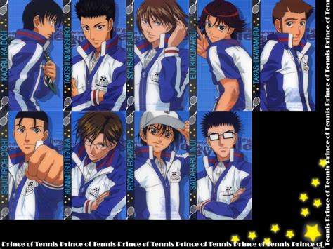 The prince of tennis character sheet has just been added. Seigaku - Prince of Tennis Wallpaper (24297336) - Fanpop