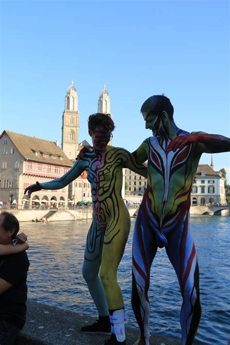 Switzerland Bodypainting Day Human Connection Arts