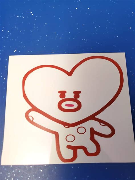 Bt21 Car Decals Decals Bt B21 Babies Tata Chimmy Cooky Etsy