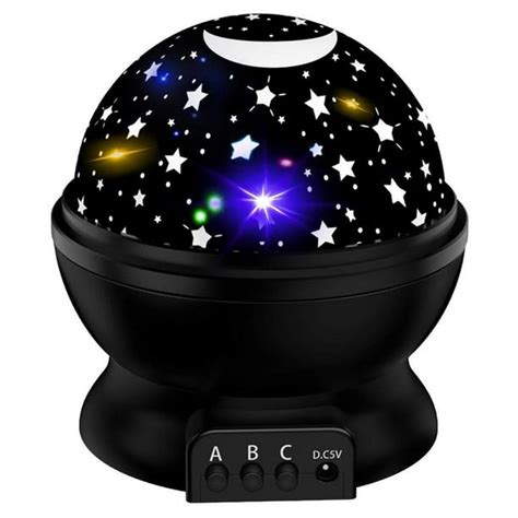 Star Projector Lamp Night Light 360 Degree Romantic Room Rotating