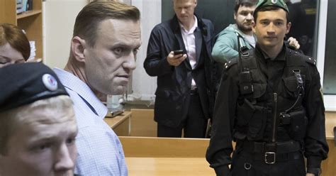 Russian Opposition Leader Alexei Navalny Jailed For 20 Days