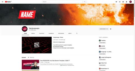 Free Fire 2 Youtube Banner Template 5ergiveaways
