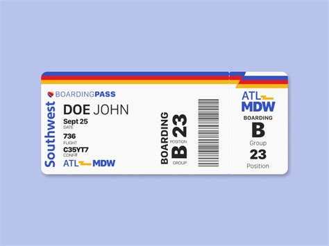 Boarding Pass Png Free Png Image