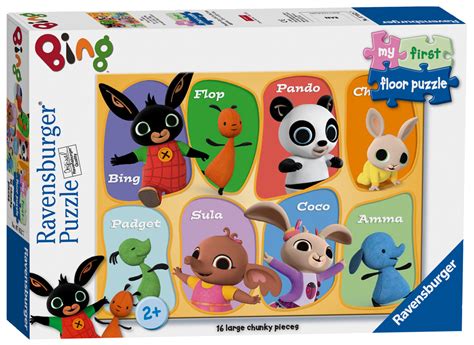 07052 Ravensburger Bing Bunny My First Floor Puzzle 16pc Childrens