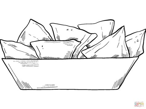 Nacho Coloring Sheet Coloring Pages
