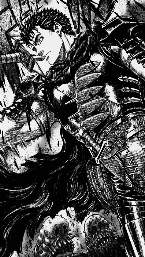 Berserk Wallpaper Phone Manga Black Swordsman Guts Bodaqwasuaq