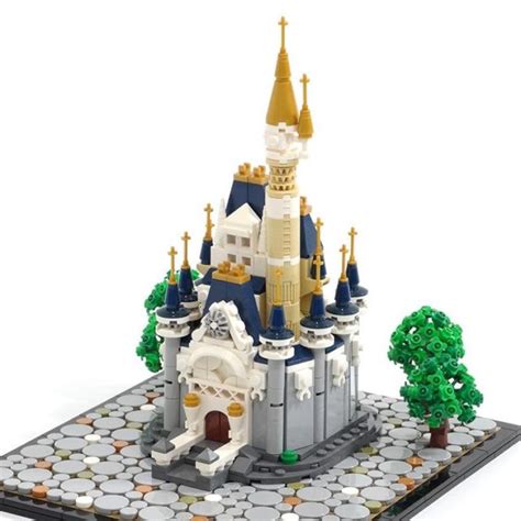 Micro Lego Disney Castle Adorable Hellobricks
