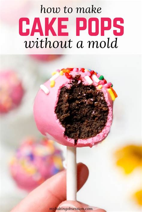 To guarantee the cake pops are all the same size, use an ice cream scoop to shape the cakes. How to Make Cake Pops without a Cake Pop Mold - My Baking ...