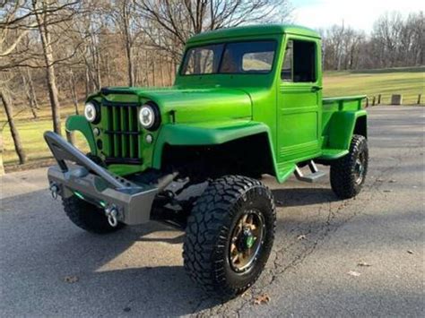 introduce 52 images 1950 willys jeep pickup truck for sale vn