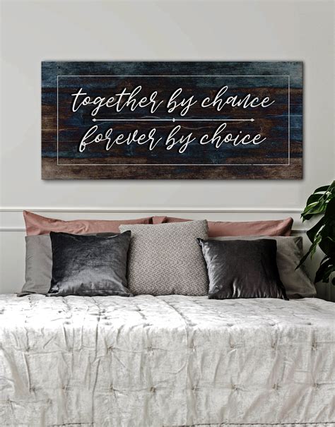 Couples Wall Art Together By Chance Forever By Choice Wood Frame