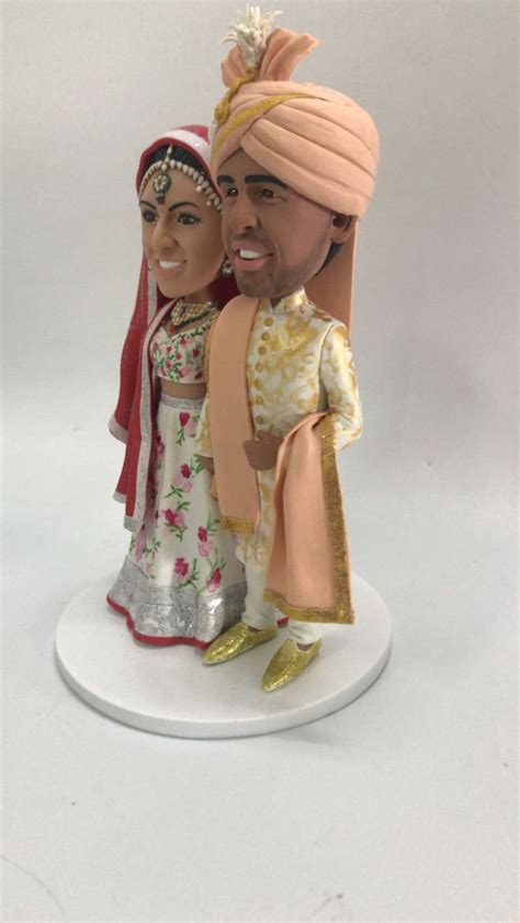 indian wedding cake topper indian personalized wedding cake etsy