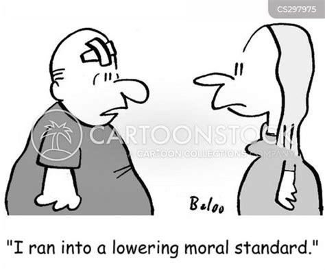 Moral Standards Cartoons And Comics Funny Pictures From Cartoonstock