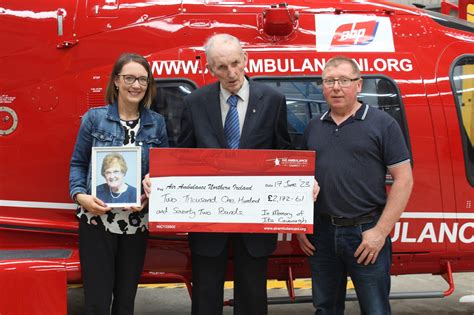 Donations in memory of beloved wife and mother – Air Ambulance NI