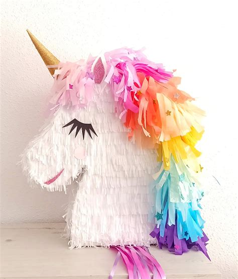 Piñata De Unicornio Molde Cabeza Piñata Cabeza De Minnie Rosa Y