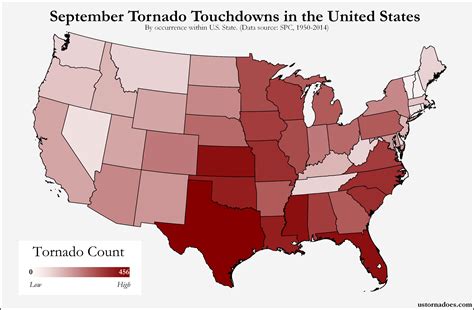 Heres Where Tornadoes Typically Form In September Across The United