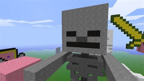 Skeleton Statue Minecraft Project