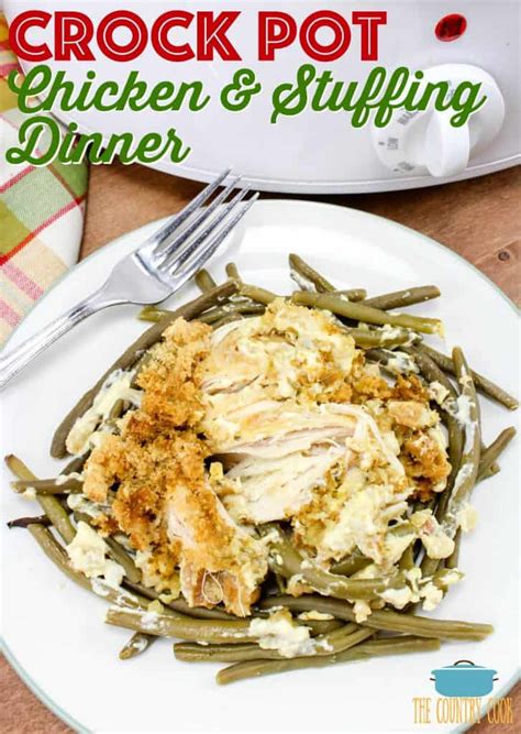 Classic stuffing for chicken and game hens. CROCK POT CHICKEN AND STUFFING | The Country Cook