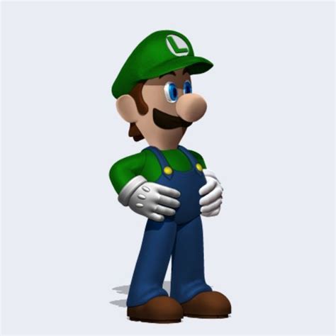 Luigi From Super Mario Videogames By Lollo1188 Download Free Stl Model