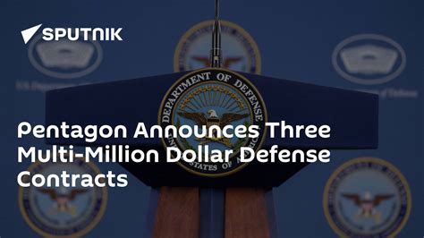 Raytheon Others Secure Multi Million Dollar Contracts From Pentagon