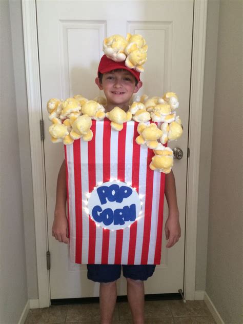 Popcorn Costume Popcorn Costume Diy Popcorn Costume Easy Diy Costumes